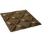 Ekena Millwork 19 5/8in. W x 19 5/8in. H Wallflower EnduraWall Decorative 3D Wall Panel Covers 2.67 Sq. Ft. WP20X20WACCB - alternate 6